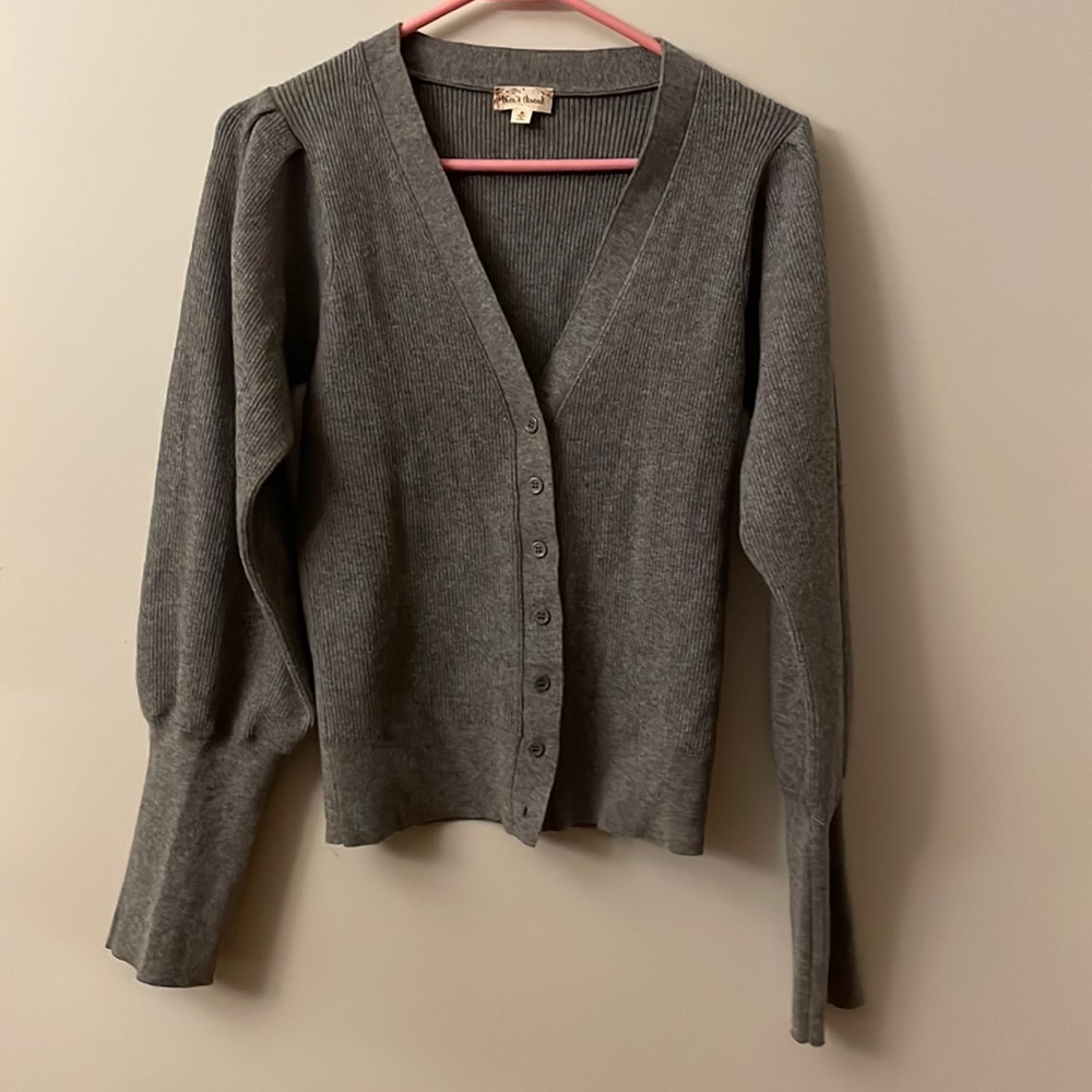 Stem and thread cardigan